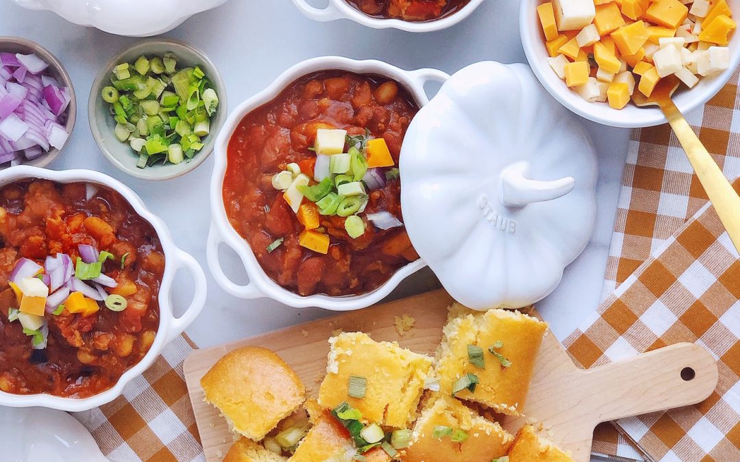 Pumpkin Turkey Chili from Domestikatedlife!
