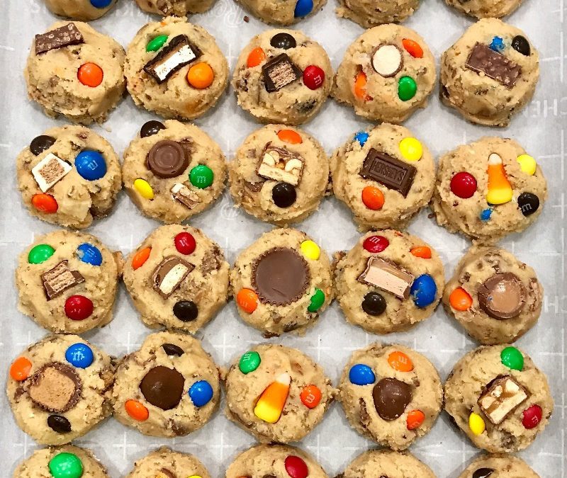 Mom Hack: Make Frozen Cookie Dough from Your Halloween Candy!