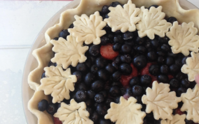 A Go-To Blueberry Pie Recipe for the 4th of July!