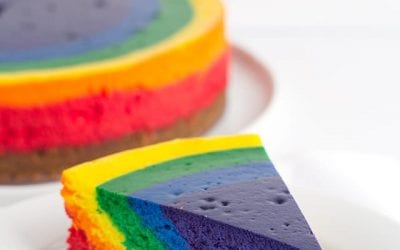 Rainbow Cheesecake!