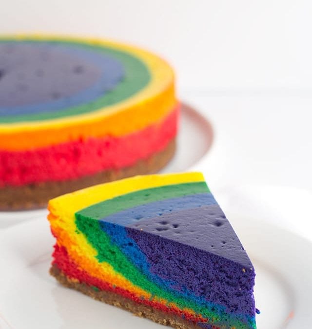 Rainbow Cheesecake!