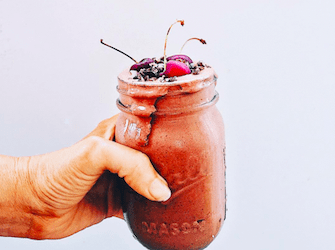 Chocolate Cherry Smoothie!