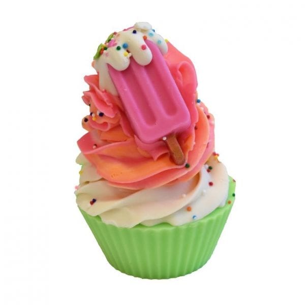 Rainbow Sherbert Cupcake