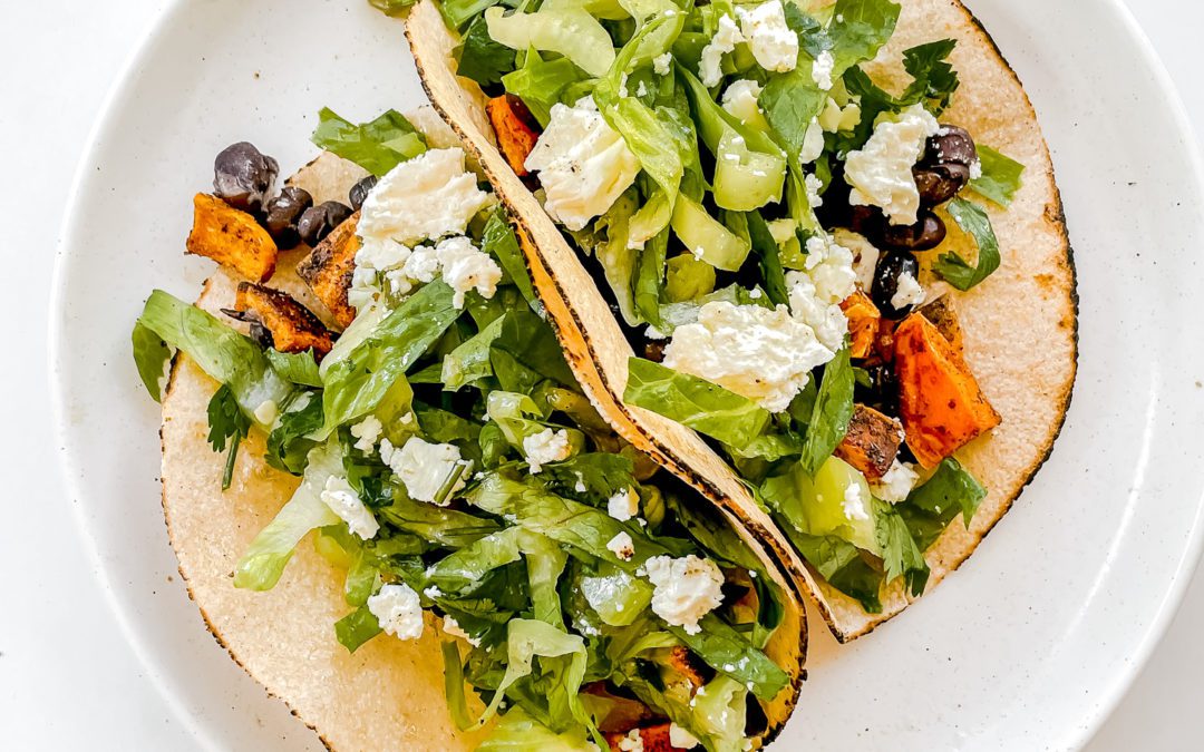 Weeknight Recipe: Sweet Potato Black Bean Tacos!
