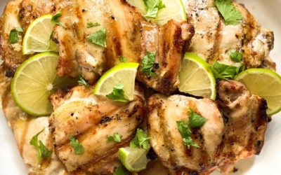 Honey Lime Grilled Chicken Thighs!