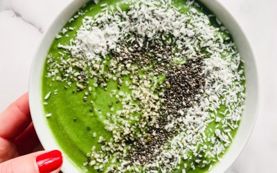 Green Coconut Collagen Smoothie Recipe!