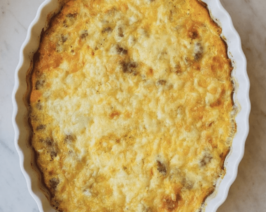 Sausage & Hash Brown Breakfast Bake!