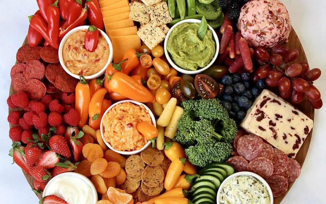 Eat the Rainbow Board from The BakerMama
