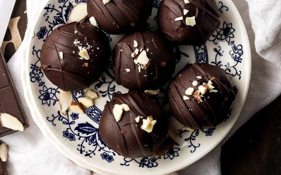 No-Bake Almond Butter Truffles