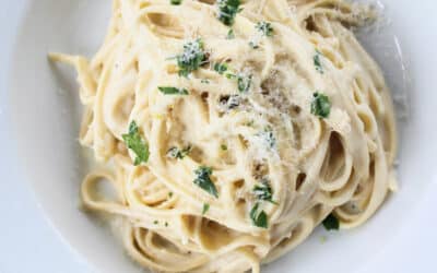 Weeknight Meal: Healthy Cauliflower Alfredo Pasta Recipe