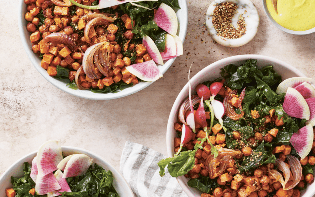 Whole30 Macrobiotic Bowl with Ginger Turmeric Dressing